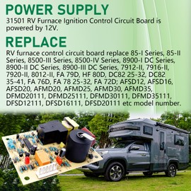 Gagsu 31501 RV Furnace Ignition Control Circuit Board Compatible with Atwood RV Hydro Flame Furnace Ignition Board, Replace 33727 33488 30575