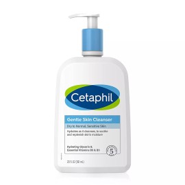 Cetaphil Face Wash Hydrating Gentle Skin Cleanser Dry-Normal Sensitive Skin 20oz