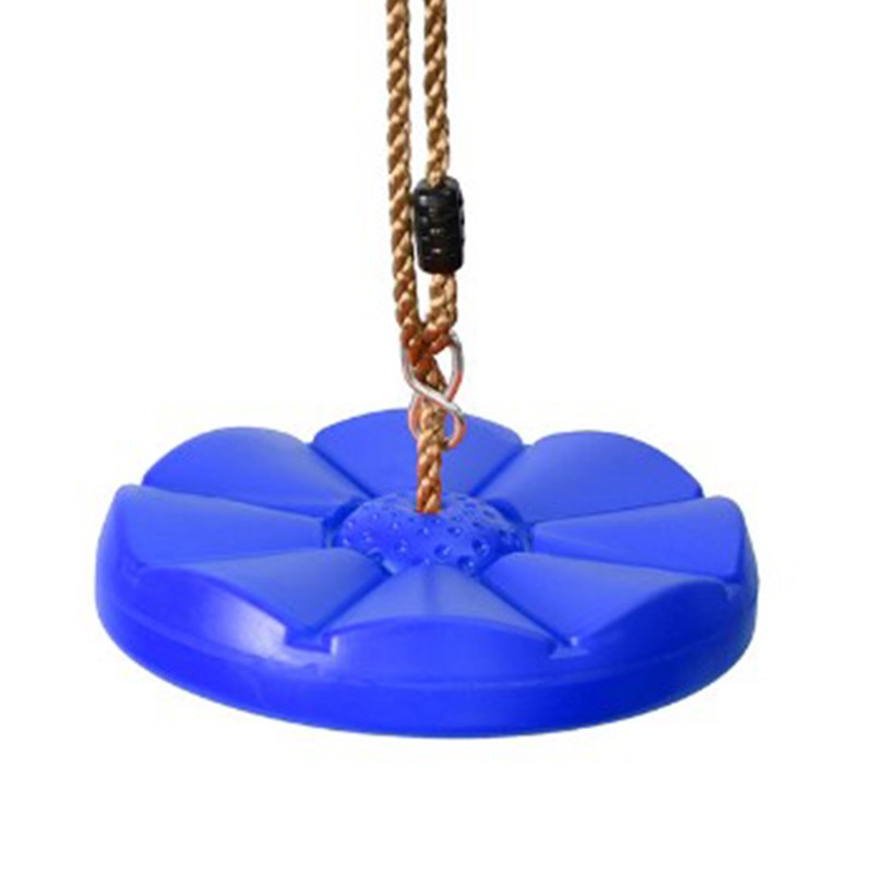 Heavy Duty Plastic Disc Tree Swing with PE Rope for