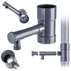 KADAX Rain Collector 90 mm, Rainwater Collector for Downpipe, Rain