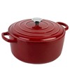 Enameled Cast Iron Dutch Oven Pot with Lid, 5.7 Quart