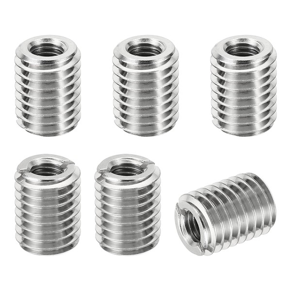 PATIKIL Thread Adapters Sleeve Reducing Nut, 6 Pcs M14*2 Male