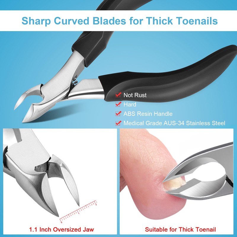 Orelex Nail Scissors for Thick and Deep Ingrown Toenails and