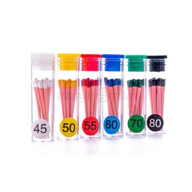 EASYINSMIL1Box Gutta Percha Points Endodontic .02/.04/.06 Taper For Dental Endo (45-80# mix 0.6 Taper)