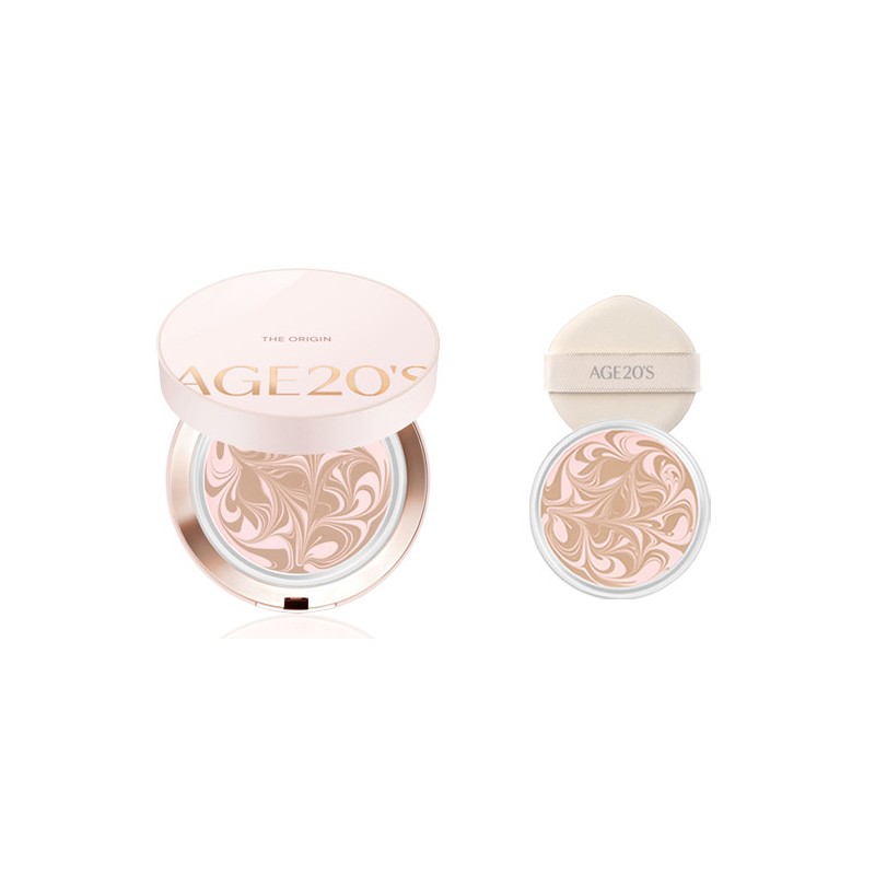 Age 20's Di-OriGene Essence Pact 12.5g + Refill 12.5g, Shade