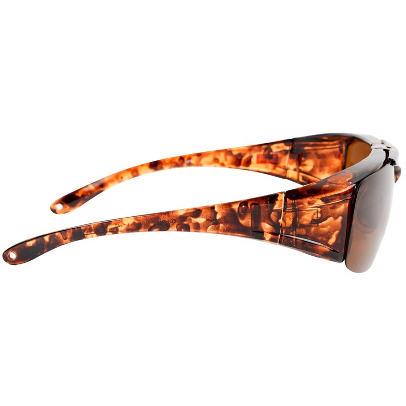 EDWIN EDF-011-8 Flip Up Sunglasses, Polarized Over Glass, Plastic Frame,