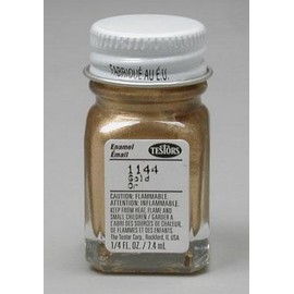 Testors 1144 Pla enamel gold 1/4-oz