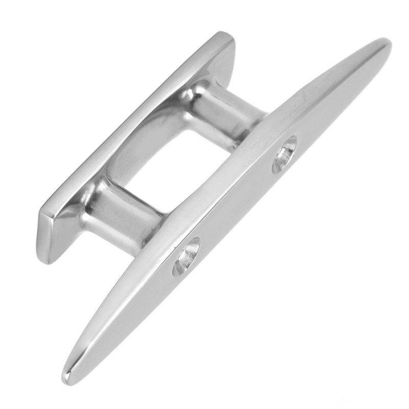 Stainless Steel Low Flat Top Boat Dock Cleat Marine Grade