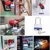 2 Pack Padlock with Keys,40mm Long Shackle Padlocks Outdoor Heavy