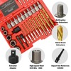 UYECOVE 33Pcs Screw Bolt Extractor Set Hex Head Multi-Spline, Left
