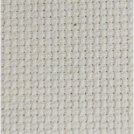 19" x 28" 14CT Counted Cotton Aida Cloth Cross Stitch Fabric (Natural)