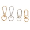 40Pcs Lobster Claw Clasps Zinc Alloy Gold Silver Color Glossy