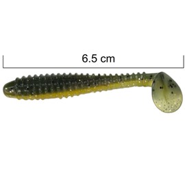 SEABUZZ Rubber Fish Fishing Lure Set 5 Pieces x 65 mm - Rubber Bait for Catfish and Zander & Pike - Trout & Perch Artificial Bait - Predator Fish Fishing Set - Freshwater and Saltwater Fishing