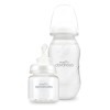 Set Biberones Evenflo Advanced Mamila Ortodóntica 0m+ 2pz Blanco Advaced
