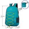 Packable Handy Lightweight Foldable Outdoor Travel Daypack Backpack (Green)