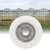 30mm Diameter Elite Greenhouse Door Wheels Replacement Kit Lasting Plastic