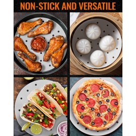 6.7 inch Parchment Paper Rounds, Round Sheets for Baking, Hamburger Patty, Tortilla, Dumpling, Gyoza, For Air Fryers, Springform Pans, Steamers, Non Stick Small Pre-cut Paper Liners