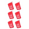 6Pcs Christmas Pot Holders with Pocket Heat Resistant Hot Pad