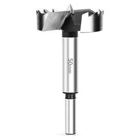 BAIDETS Forstner Drill Bit 50mm - Precision Woodworking Bit with Round Shank, Forstner Bit Compatible with Drills & Drill Presses