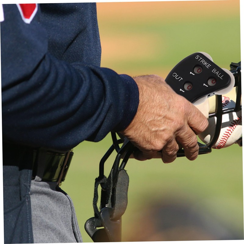 Abaodam 2Pcs Portable Baseball Umpire Clicker Lightweight Scoring Device for