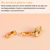14pcs Clip-On Earring Converters Components with Post, Earring Clips for