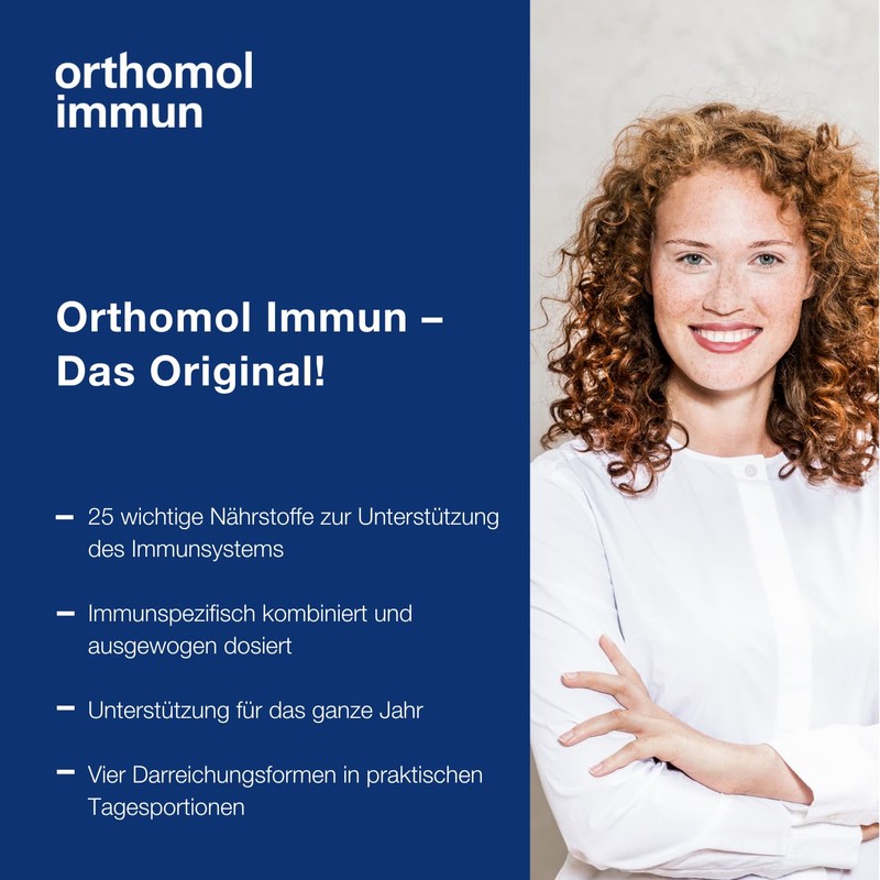Orthomol Immune Tablets and Capsules, Vitamins & Trace Elements, Complex