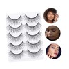 WOONEKY 10 Pairs Diy Lash Extension Set Handmade Strip Lashes