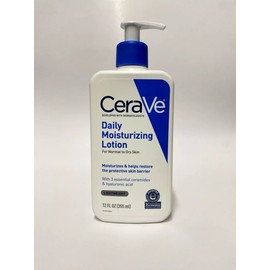 CeraVe Daily Moisturizing Lotion for Dry Skin Body & Facial Moisturizer 12Fl Oz