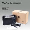 Retekess TR604 AM FM Radio,Portable Radio Plug in Wall,D Battery