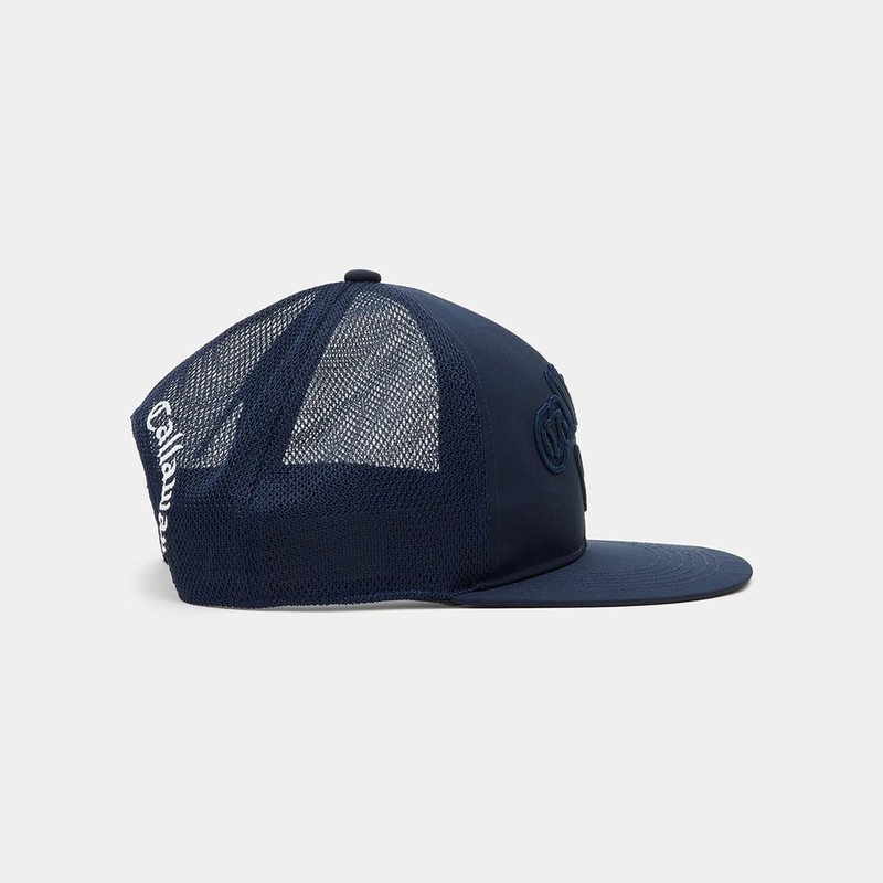 Callaway C25191103 Men's Flat Mesh Cap, Adjustable Size, Golf Hat,