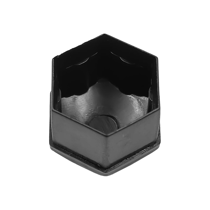 NUZAMAS 20Pcs Wheel Nut Caps 17mm Black Wheel Nut Covers