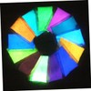 IWOWHERO 12pcs Non Radiative Luminous Nail Art Powder Fluorescent Glitter
