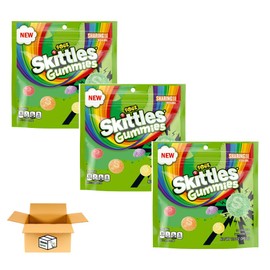 Skittles Gummies Original Gummy Candy | 3 Pack | 12 OZ Bags | Sharing Size | Bundled by Lilypacks Express (Sour)