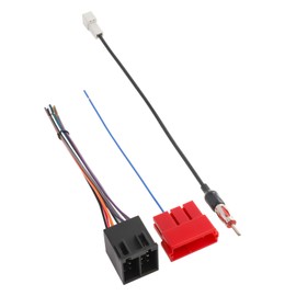 RED WOLF Car ISO Radio Harness w/Antenna Adapter for 2008-2010 Hyundai Elantra Accent 2008-2010, for 2009-2010 Kia Sportage Soul Aftermarket Stereo CD Player Cable Connector Infinity Sound System