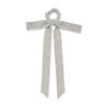 Snidel SWGG244675GRYF Pearl Velour Ribbon Scrunchie, gray