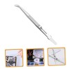 jojofuny Jewelry Making Tweezers Precision Stainless Steel Crafting Tool Ergonomic
