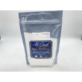 All Goods Products Baja Mineral Baja Mineral Sea Salt –Fine Grain 16 oz 100% Natural Hand-Harvested 72+ Minerals
