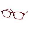 SA106 Unisex Plastic Rectangular Mod Dressy Fashion Reading Glasses +1.25