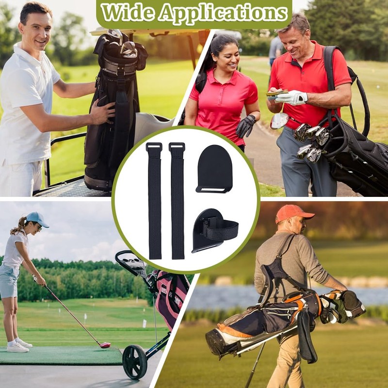 nbeads Golf Bag Pad Accessories, Golf Bag Metal Landing Pad