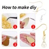 Wangjiangda 300 Pcs 925 Silver Earring Hooks for Jewelry Making