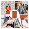 Coollooda Memo Cover with Metal Pen and A7 Pen Holder,