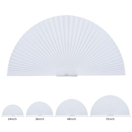 Arch Window Shade Curtains Half Circle Moon Pleated Fabric Blinds Semi Circle Temporary Light Filtering Pleated Paper Shades Half Round Window Covering Easy to Cut and Install (1, White, 24x12Inches)