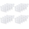 DUOHERESHUI Pack of 16 Plastic Drawer Separators, Fridge Drawer Dividers,