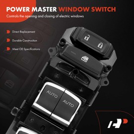 A-Premium Driver Side Master Power Window Switch Compatible with Honda Accord 2018-2021