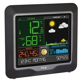 Season TFA 35.1150.01 Wireless Weather Station with Colour Display