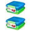 Sistema 450 ml Modern Lunch Box with Clips - 4