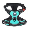 PoyPet No Pull Dog Harness with Neck Release Buckle, Reflective