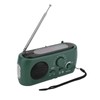 TOPINCN Radio Solar con Linterna LED Radio Am/FM de Manivela