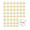 VBNZBK 50 Pcs Triangle Place Card Holder Table Number Holder