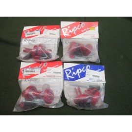 RIPCO SNOWMOBILE HANDLE BALLS HANDLEBAR ENDS NEW OLD STOCK QTY 1 DEEP RED